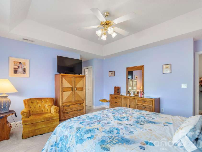 202 Big Dipper Court, Wingate, NC 28174.  MLS# CAR4382477, YatesRealty ID 23833. Primary bedroom