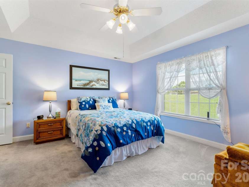 202 Big Dipper Court, Wingate, NC 28174.  MLS# CAR4382477, YatesRealty ID 23833. Primary bedroom