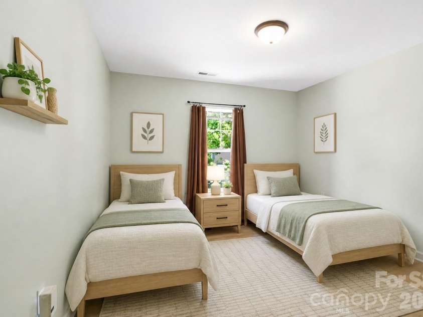 140 Thea Lane, Fletcher, NC 28732.  MLS# CAR4374845, YatesRealty ID 23837. Bedroom 2 Virtually staged