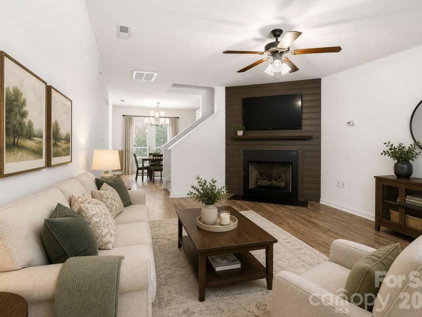 140 Thea Lane, Fletcher, NC 28732.  MLS# CAR4374845, YatesRealty ID 23837. Virtually staged 