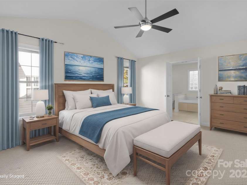 1207 Overhill Road, Salisbury, NC 28144.  MLS# CAR4228943, YatesRealty ID 2384. VS - Primary Bedroom