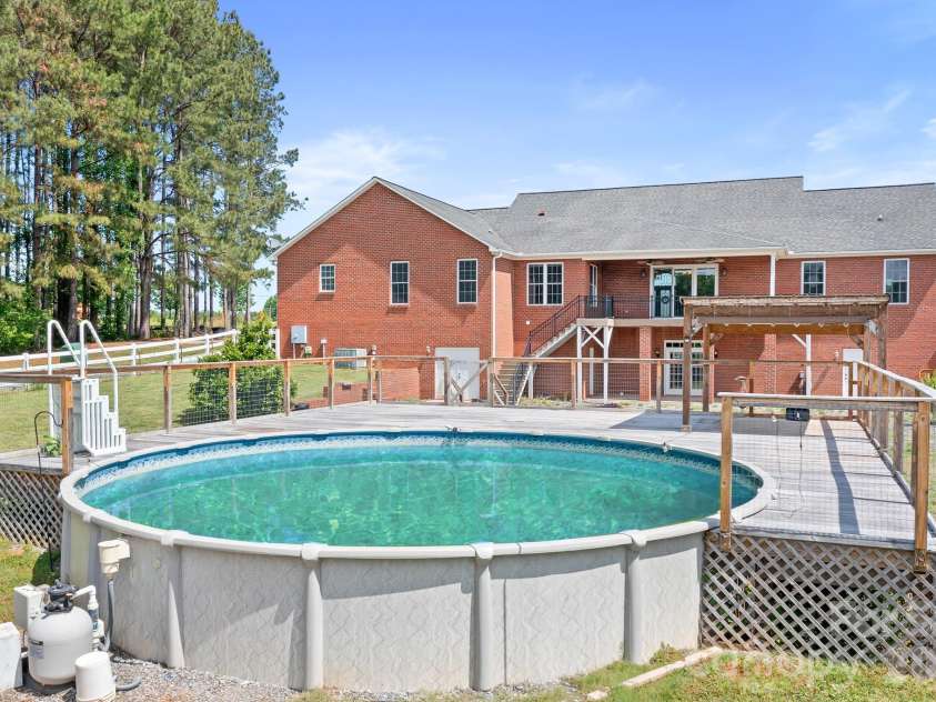 3987 NC 27 Highway, Lincolnton, NC 28092.  MLS# CAR4381735, YatesRealty ID 23846. SALTWATER POOL & Expansive Deck - Get in Before Summer Officially Starts!!