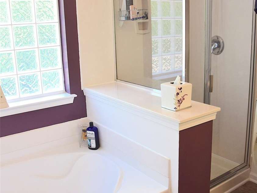 2007 Streamlet Way, Monroe, NC 28110.  MLS# CAR4376790, YatesRealty ID 23855. Primary bathroom.