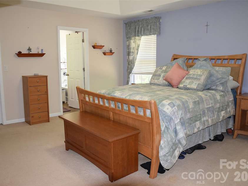2007 Streamlet Way, Monroe, NC 28110.  MLS# CAR4376790, YatesRealty ID 23855. Primary bedroom.