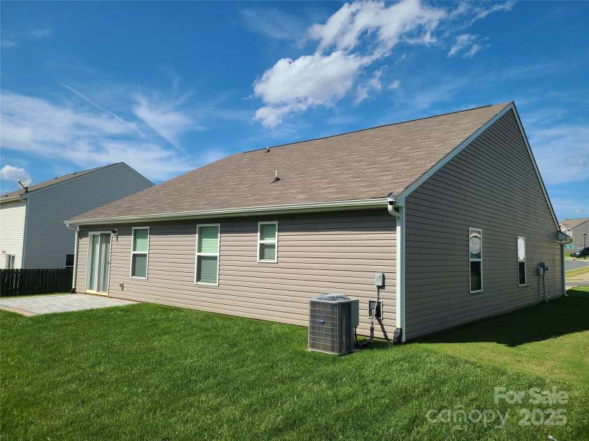 1195 Winding Creek Road, Salisbury, NC 28146.  MLS# CAR4267399, YatesRealty ID 23859. Back Yard