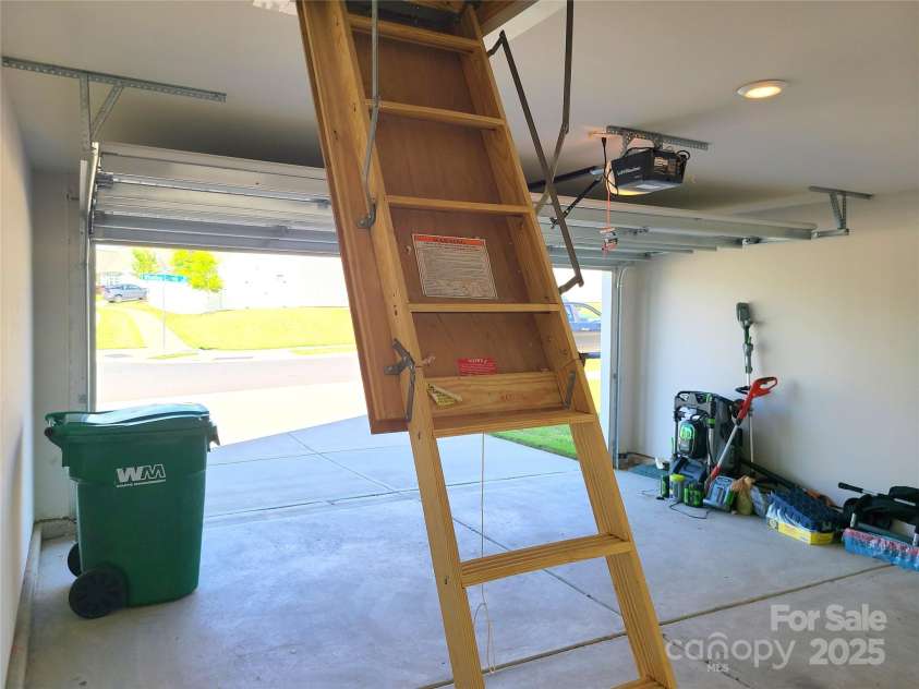 1195 Winding Creek Road, Salisbury, NC 28146.  MLS# CAR4267399, YatesRealty ID 23859. Pull Down Attic