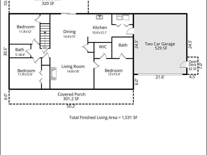 335 Hemlock Spring Trail, Weaverville, NC 28787.  MLS# CAR4340063, YatesRealty ID 23863. Main Level