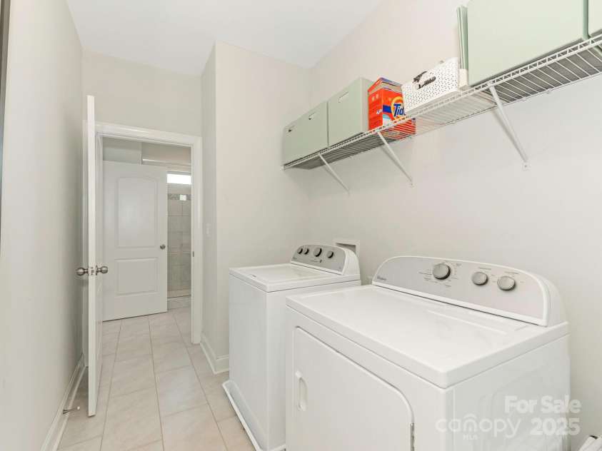 4305 Twenty Grand Drive, Indian Trail, NC 28079.  MLS# CAR4267509, YatesRealty ID 23876. Laundry room