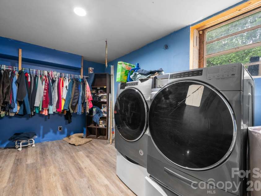 4917 Berkley Street, Morganton, NC 28655.  MLS# CAR4338179, YatesRealty ID 23877. Laundry in basement