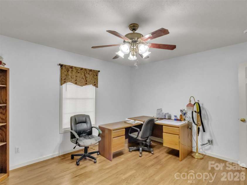 39 Millard Cove Road, Leicester, NC 28748.  MLS# CAR4355242, YatesRealty ID 23882. 3rd Bedroom being used as an office