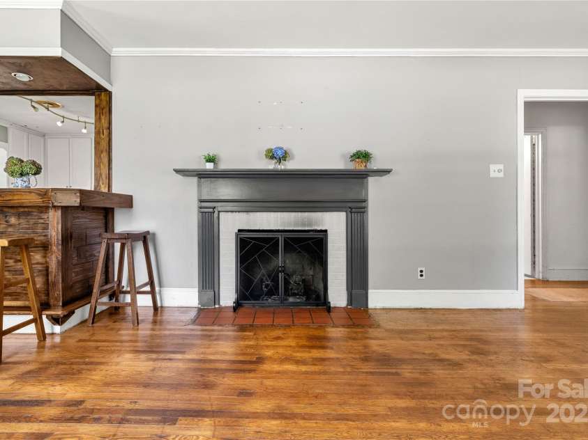 1617 Madison Street, Rock Hill, SC 29732.  MLS# CAR4272308, YatesRealty ID 23884. Living Room w/Original Hardwood Flooring