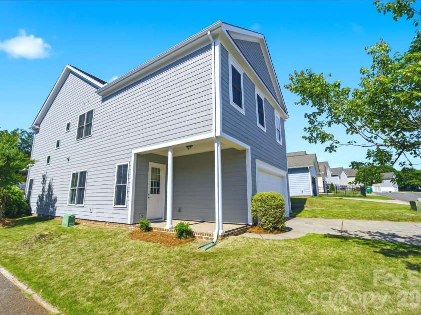 10227 Sam Meeks Road, Pineville, NC 28134.  MLS# CAR4381967, YatesRealty ID 23891. Rear Entry Porch