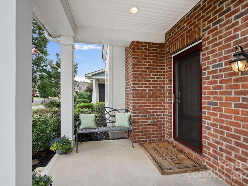 131 Cherry Bark Drive, Mooresville, NC 28117.  MLS# CAR4270193, YatesRealty ID 23893. Welcoming Front Porch