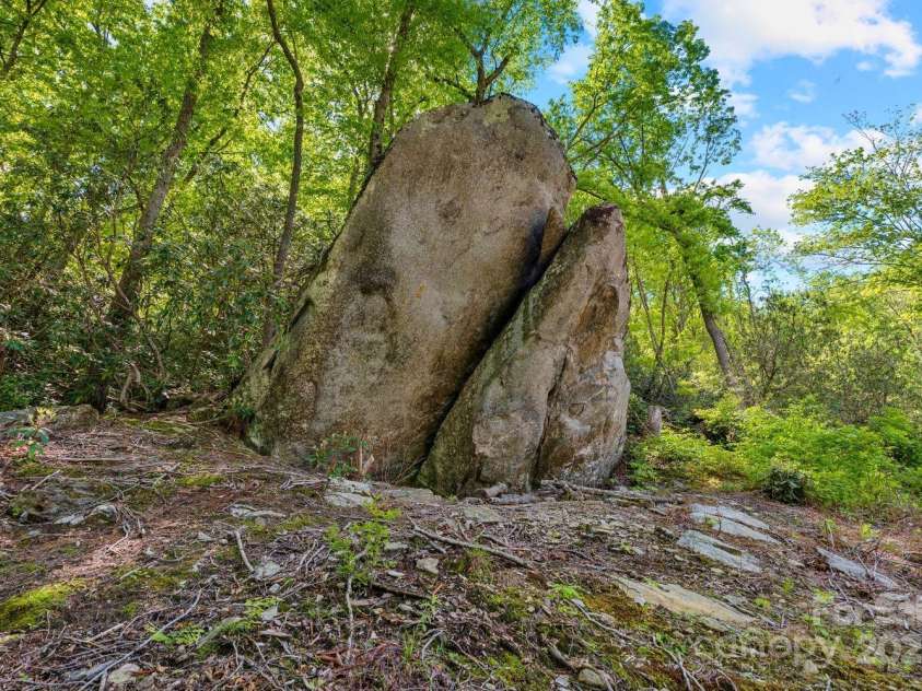 143 Burnside Trail, Hendersonville, NC 28792.  MLS# CAR4258291, YatesRealty ID 23895. Rock formation