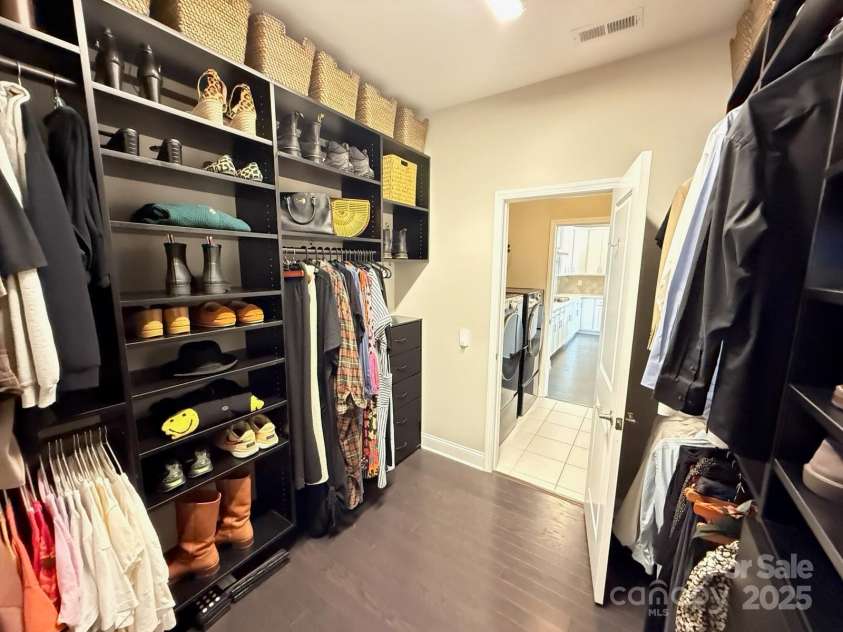 114 Mint Avenue, Mooresville, NC 28117.  MLS# CAR4265646, YatesRealty ID 23898. Primary custom closet