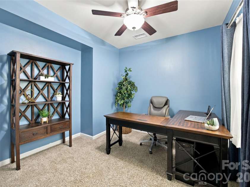 1797 Mill Creek Lane, Concord, NC 28025.  MLS# CAR4365597, YatesRealty ID 23911. Main Level Office