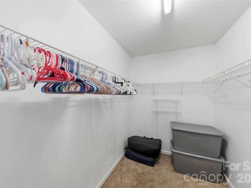 4808 Liska Court, Charlotte, NC 28227.  MLS# CAR4380017, YatesRealty ID 23921. Primary closet