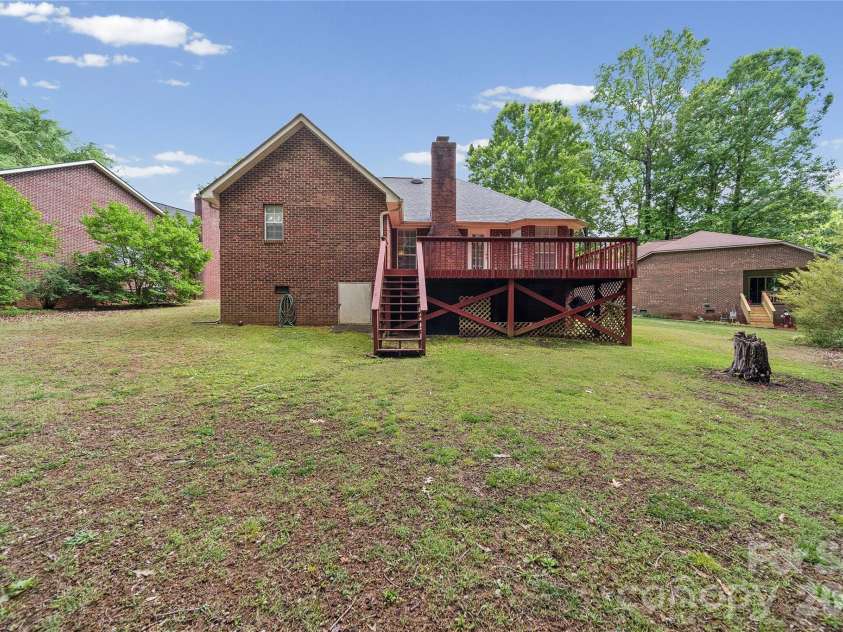 4808 Liska Court, Charlotte, NC 28227.  MLS# CAR4380017, YatesRealty ID 23921. Rear Exterior