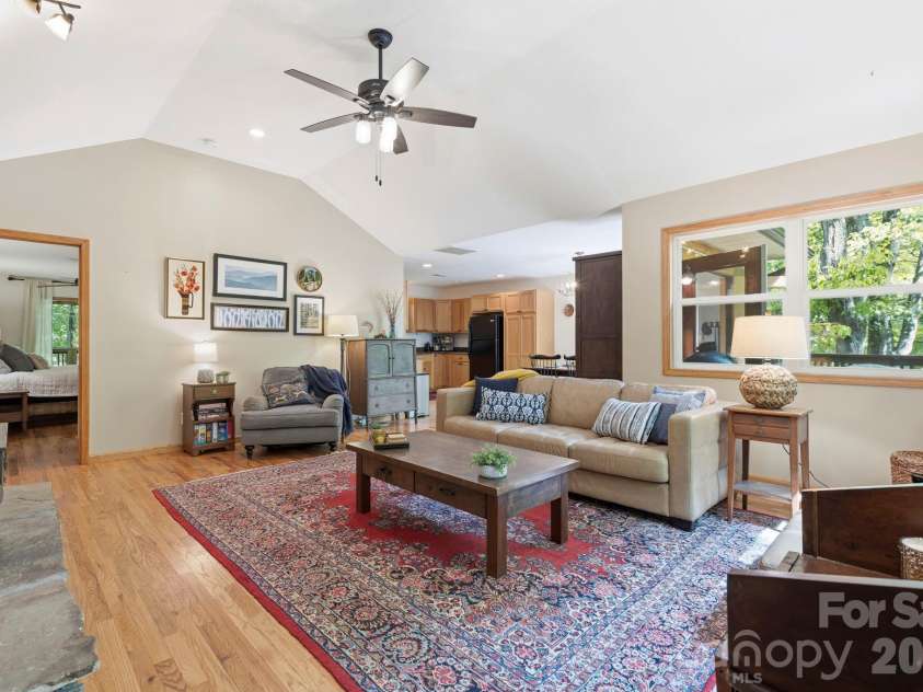 500 Winter Star Road, Burnsville, NC 28714.  MLS# CAR4382216, YatesRealty ID 23924. Open plan leads to Dining Area & Spacious Kitchen