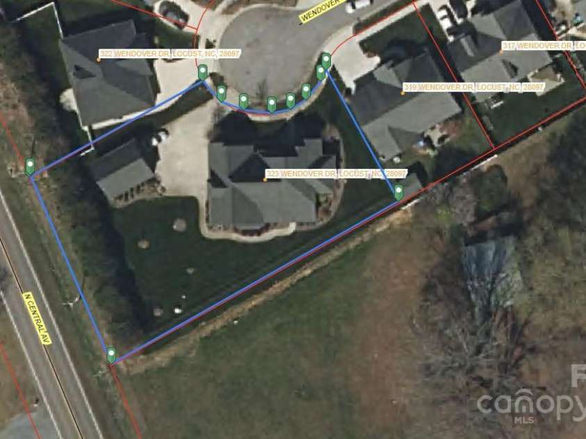 323 Wendover Drive, Locust, NC 28097.  MLS# CAR4273071, YatesRealty ID 23937. 