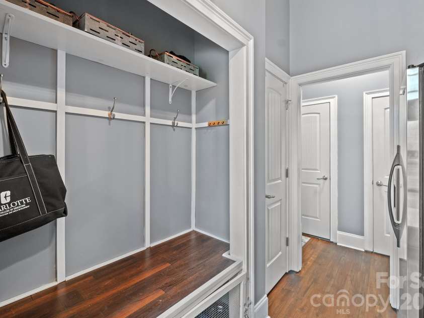 140 Pine Bluff Drive, Mooresville, NC 28117.  MLS# CAR4355986, YatesRealty ID 23939. Main Level Laundry / Drop Zone