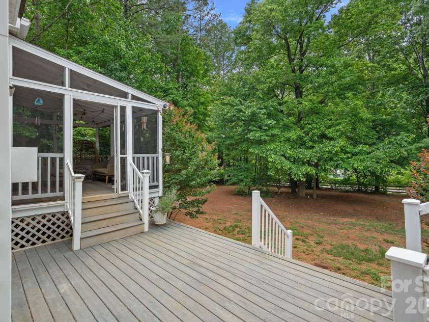 207 Kilborne Road, Mooresville, NC 28117.  MLS# CAR4373290, YatesRealty ID 23944. Back Deck