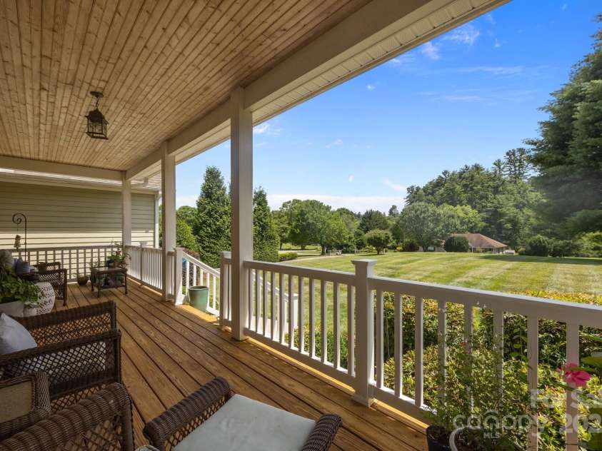 1006 Pin Oak Trail, Hendersonville, NC 28739.  MLS# CAR4274082, YatesRealty ID 23951. View From Covered Porch