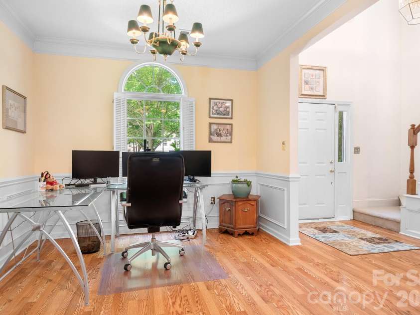 19914 Scanmar Lane, Cornelius, NC 28031.  MLS# CAR4373850, YatesRealty ID 23967. Formal Dining Room Currently being used as an office space. 