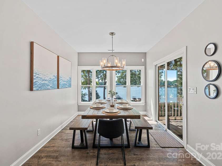 849 Kemp Road, Mooresville, NC 28117.  MLS# CAR4274065, YatesRealty ID 23975. Dining area.
