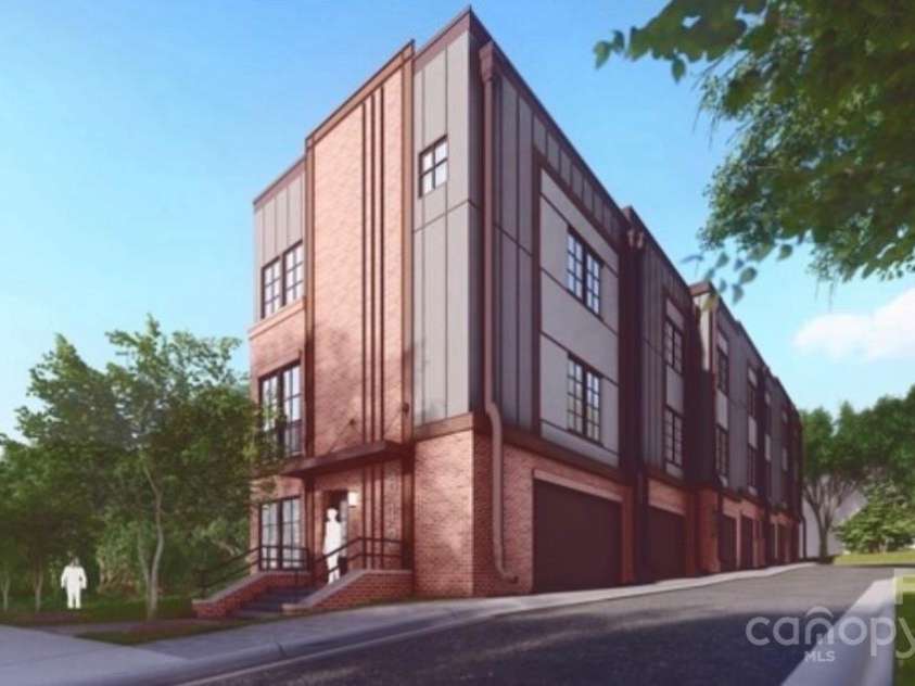 608 16th Street, Charlotte, NC 28206.  MLS# CAR4278207, YatesRealty ID 23976. Architect Rendering