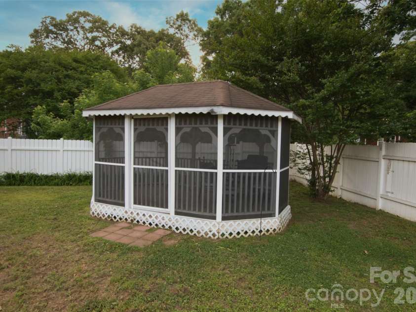 204 Clinton Avenue, Clover, SC 29710.  MLS# CAR4376865, YatesRealty ID 23987. Gazebo