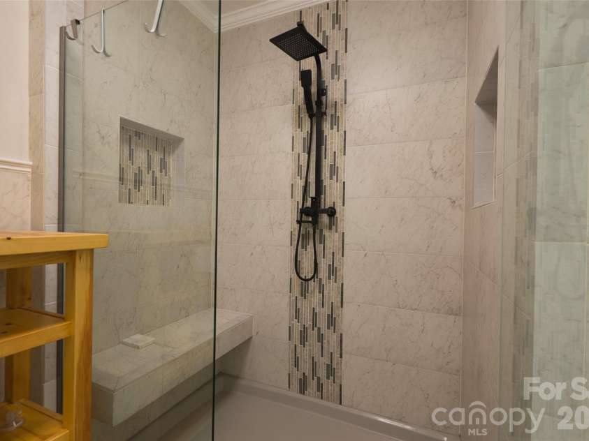 204 Clinton Avenue, Clover, SC 29710.  MLS# CAR4376865, YatesRealty ID 23987. Primary Bath Shower
