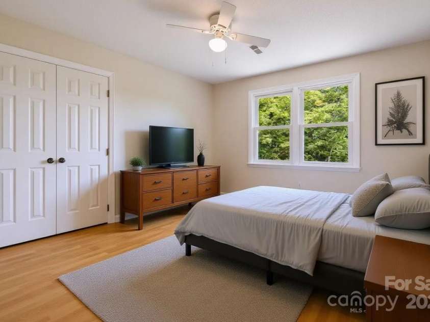 5632 Zion Church Road, Concord, NC 28025.  MLS# CAR4270566, YatesRealty ID 23988. Bedroom 2 - Virtually Staged