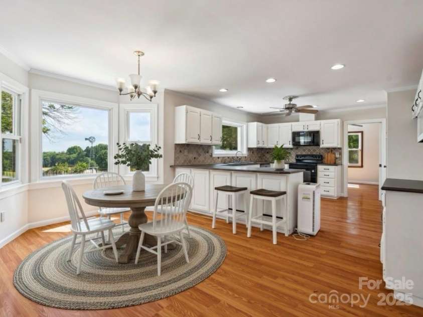 5632 Zion Church Road, Concord, NC 28025.  MLS# CAR4270566, YatesRealty ID 23988. Breakfast Area - Virtually Staged