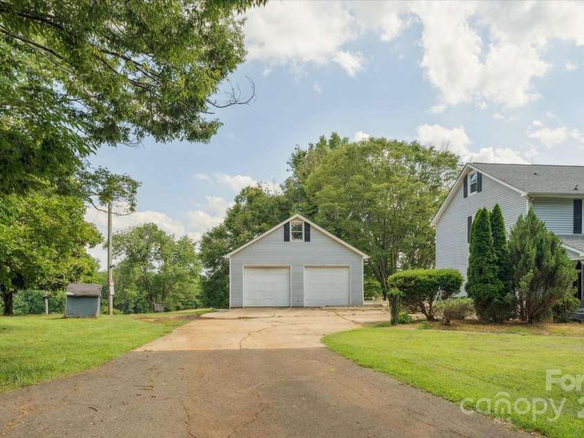 5632 Zion Church Road, Concord, NC 28025.  MLS# CAR4270566, YatesRealty ID 23988. Detached 2 Car Garage & Storage Space