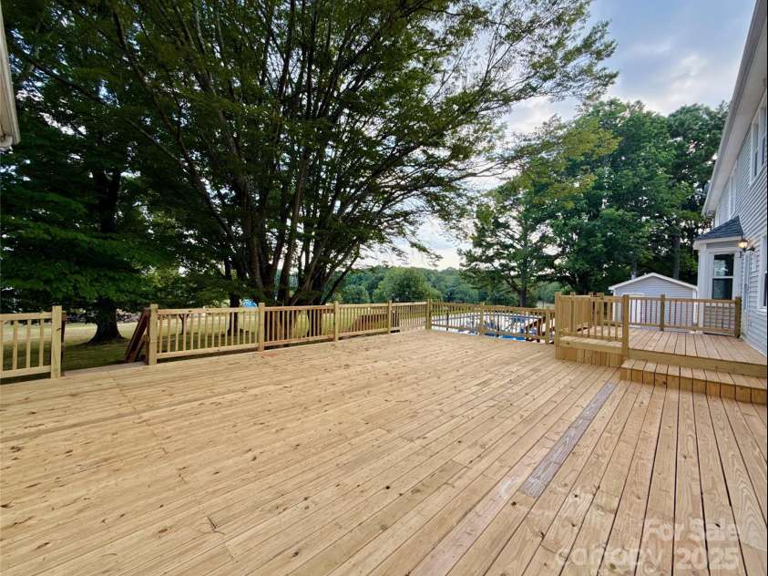 5632 Zion Church Road, Concord, NC 28025.  MLS# CAR4270566, YatesRealty ID 23988. Enormous Deck
