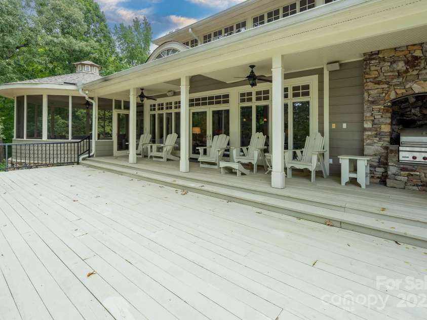 139 Deerfield Lane, New London, NC 28127.  MLS# CAR4295568, YatesRealty ID 2399. Rear Deck