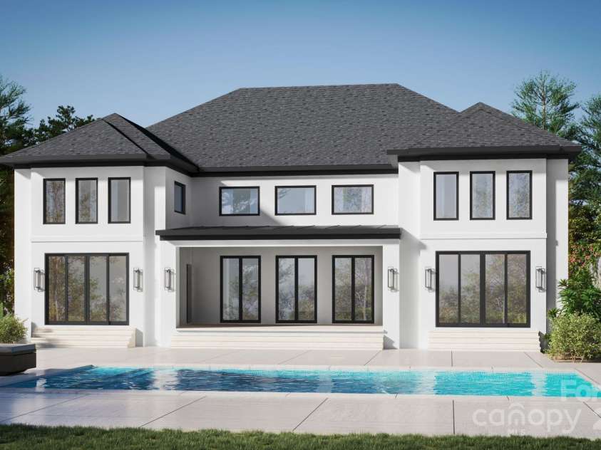 2101 Sharon Avenue, Charlotte, NC 28211.  MLS# CAR4235638, YatesRealty ID 2399. Rear Rendering