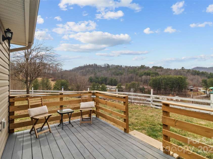 83 Roland Street, Burnsville, NC 28714.  MLS# CAR4228436, YatesRealty ID 2400. View from front deck