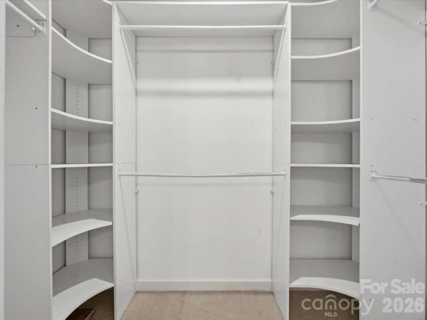 9437 Fairmead Drive, Charlotte, NC 28269.  MLS# CAR4368697, YatesRealty ID 24004. Large walk in closet in Primary bedroom 