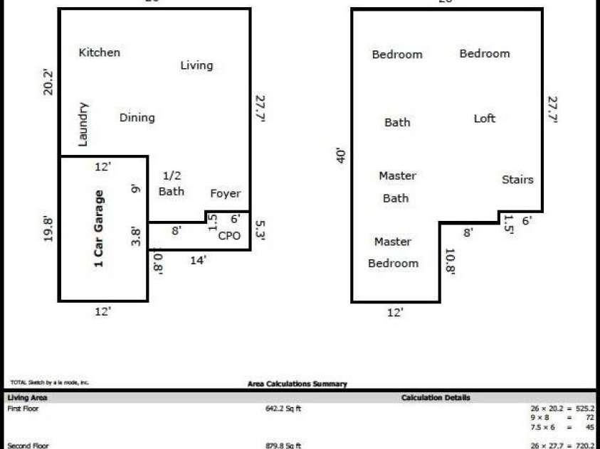 7619 Monarch Birch Lane, Charlotte, NC 28215.  MLS# CAR4273922, YatesRealty ID 24006. Floor Plan
