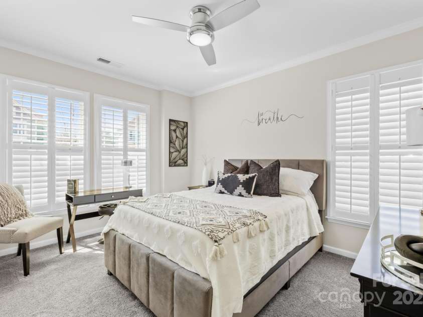 7313 Glenroe Drive, Huntersville, NC 28078.  MLS# CAR4239222, YatesRealty ID 24016. Bedroom 2