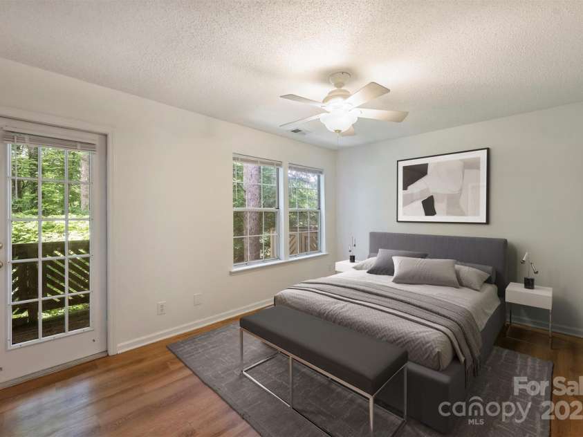 6016 Gray Gate Lane, Charlotte, NC 28210.  MLS# CAR4257900, YatesRealty ID 24019. Main bedroom