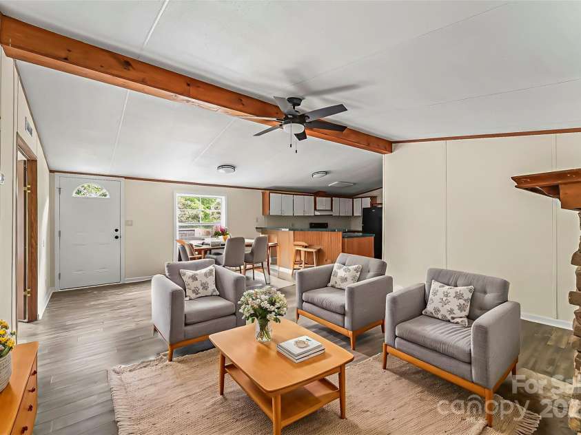 2236 Sisue Street, Morganton, NC 28655.  MLS# CAR4289772, YatesRealty ID 2402. Virtually Staged Living Room