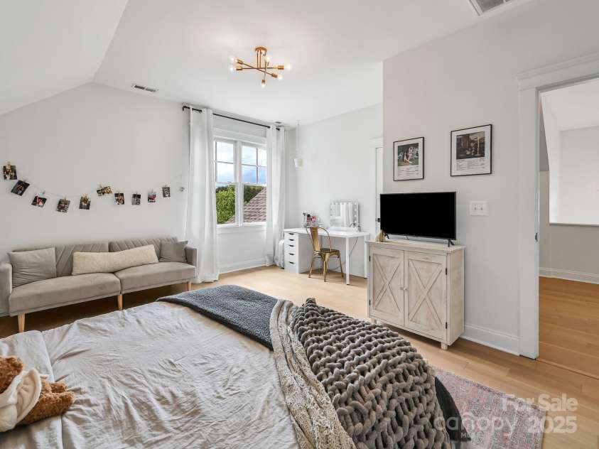 35 White Ash Drive, Asheville, NC 28803.  MLS# CAR4255921, YatesRealty ID 24020. Bedroom 1 upper floor