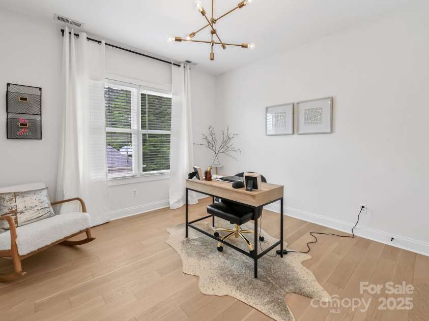 35 White Ash Drive, Asheville, NC 28803.  MLS# CAR4255921, YatesRealty ID 24020. Bedroom 3 or office on Upper Floor