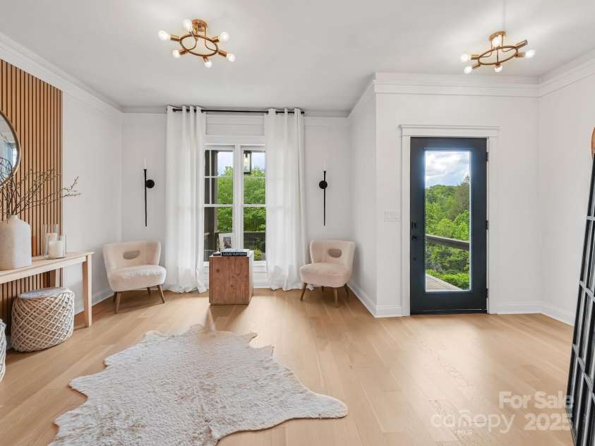 35 White Ash Drive, Asheville, NC 28803.  MLS# CAR4255921, YatesRealty ID 24020. Foyer looking from kitchen