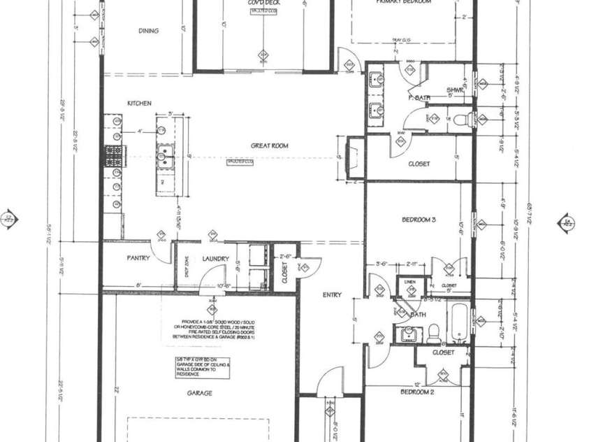 148 Triple Fairways Drive, Hendersonville, NC 28739.  MLS# CAR4383707, YatesRealty ID 24026. Builder Floor Plan