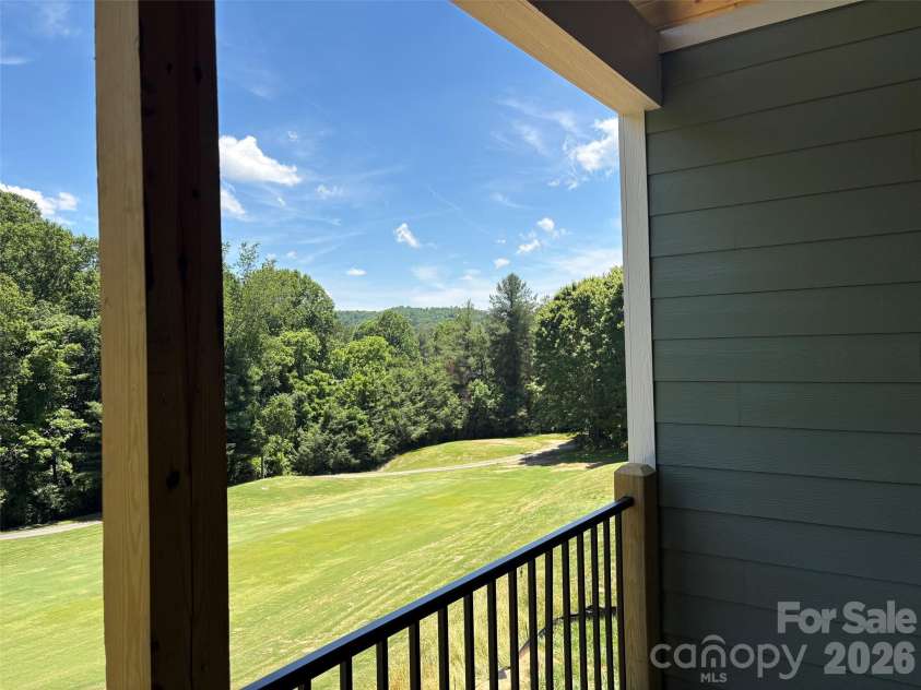 148 Triple Fairways Drive, Hendersonville, NC 28739.  MLS# CAR4383707, YatesRealty ID 24026. Covered Viewing Deck