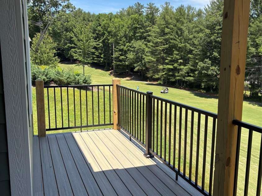 148 Triple Fairways Drive, Hendersonville, NC 28739.  MLS# CAR4383707, YatesRealty ID 24026. Open Grill Deck